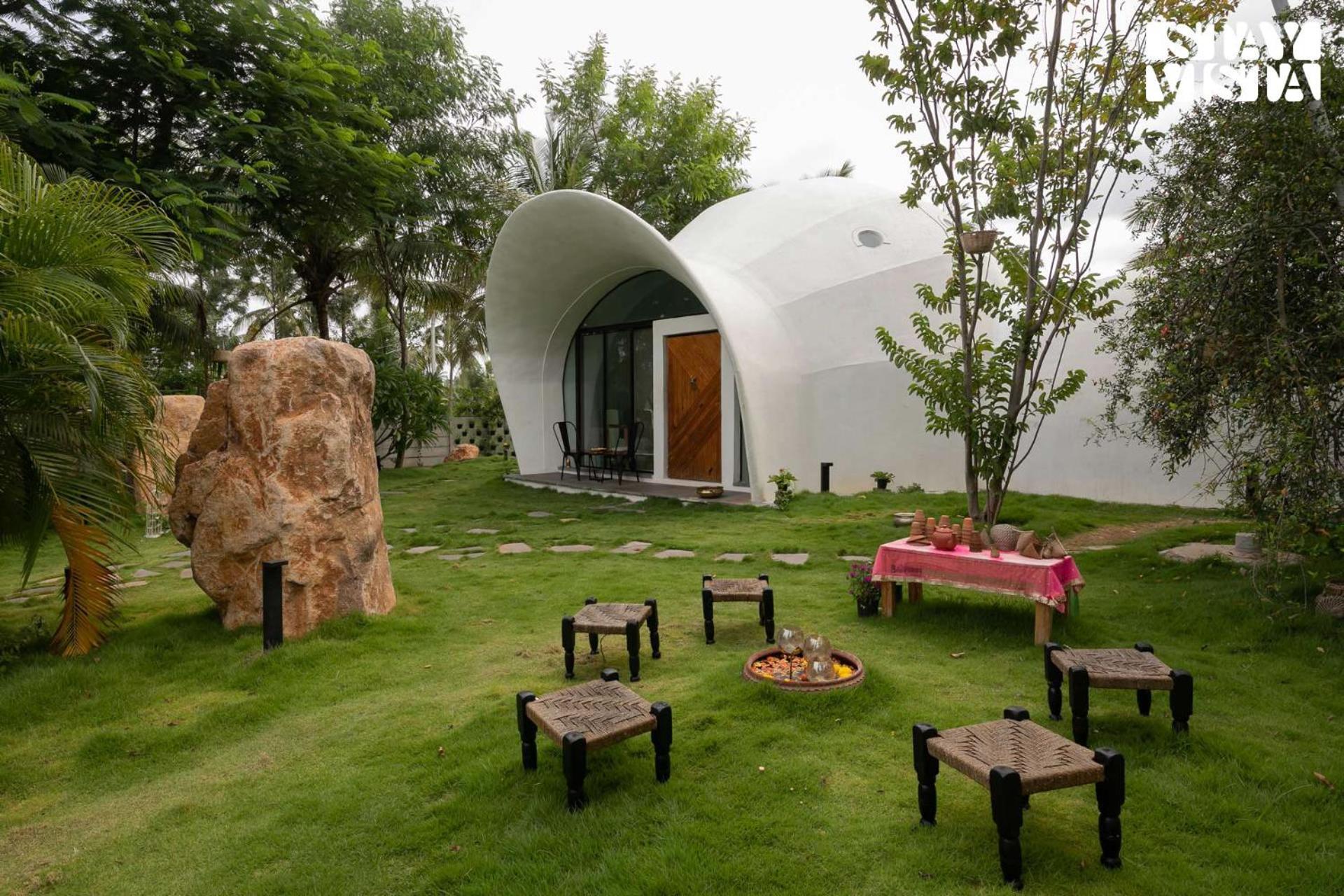 Stayvista At Shwaas Mysore With Private Pool Экстерьер фото