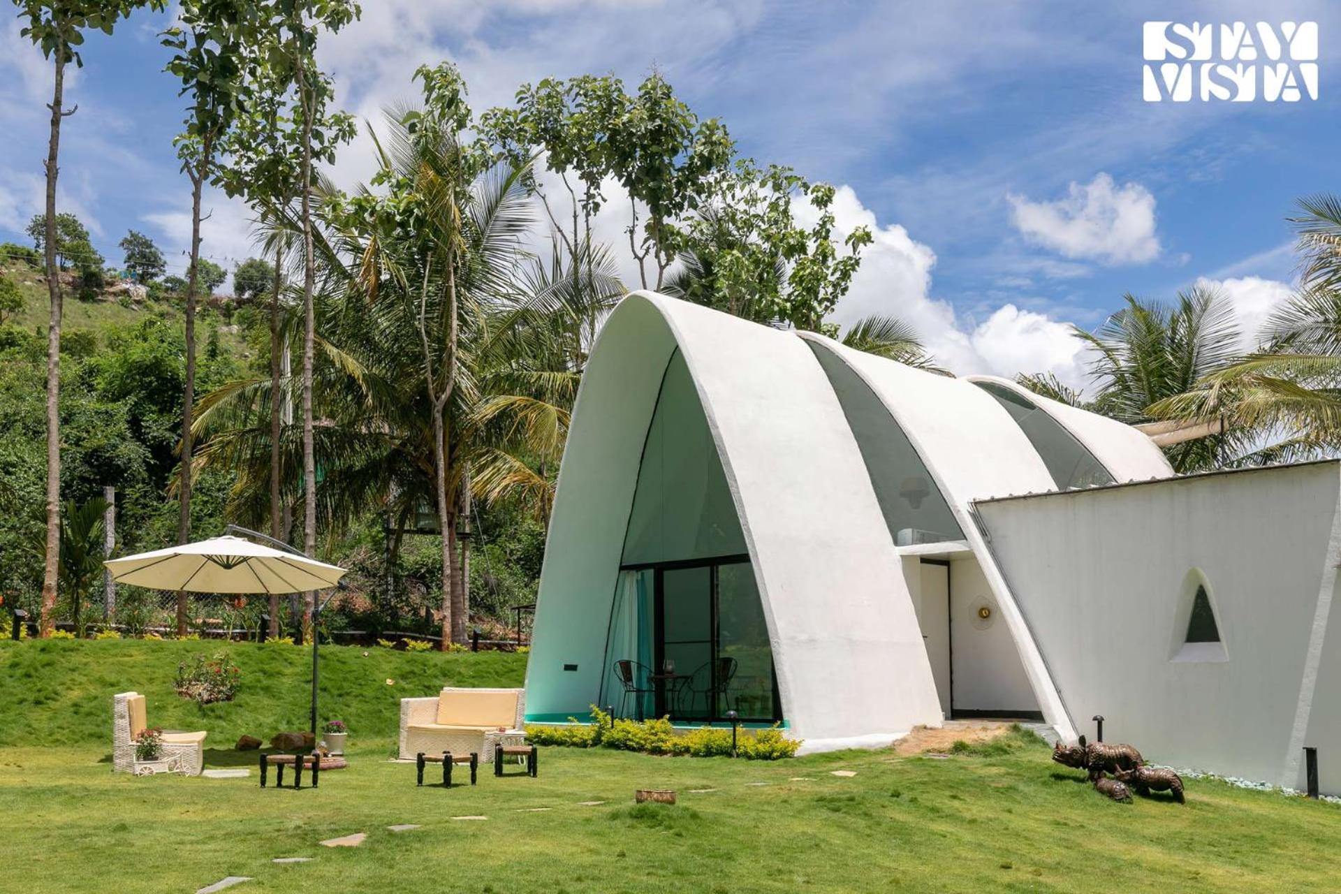 Stayvista At Shwaas Mysore With Private Pool Экстерьер фото